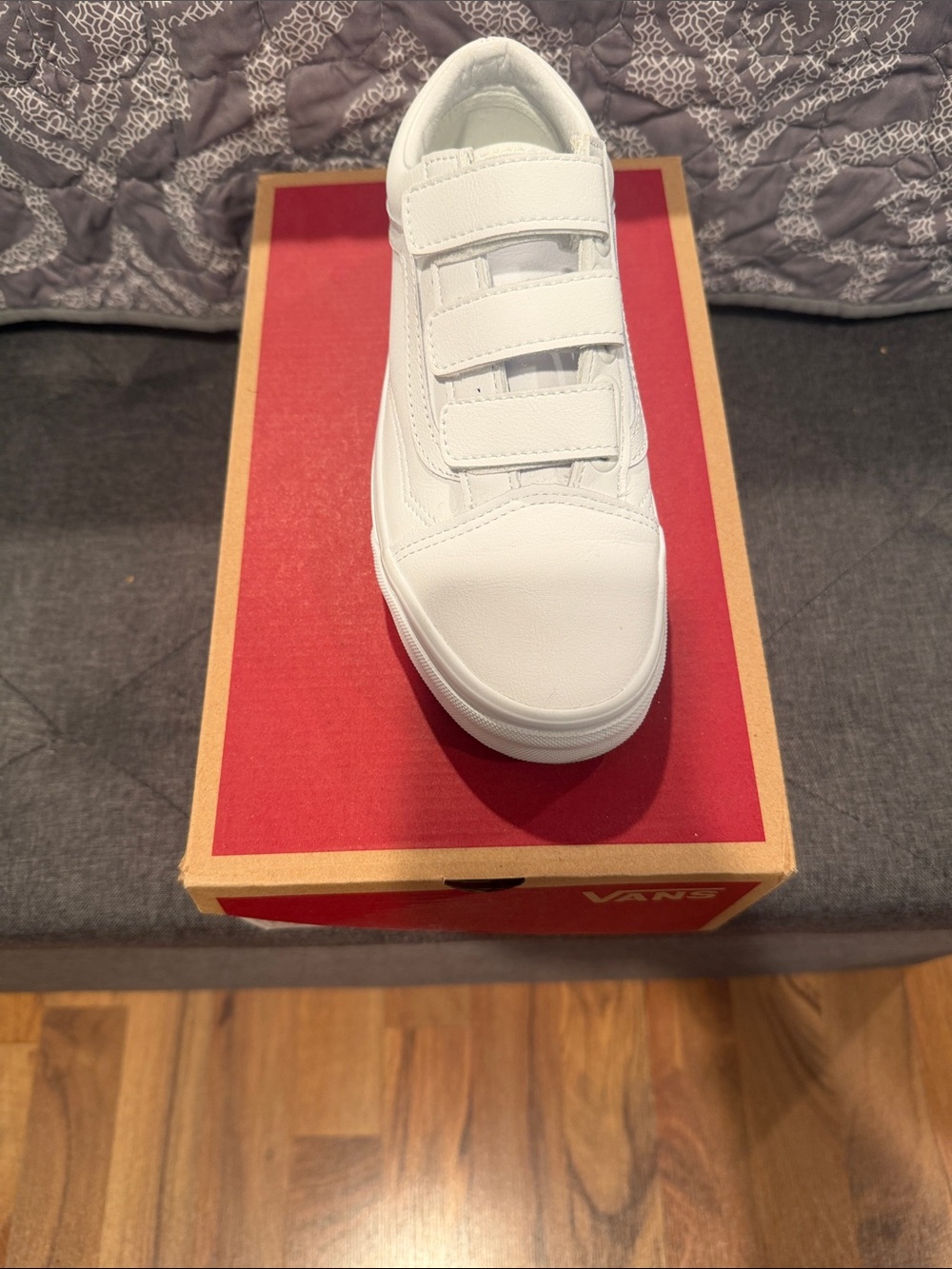 Vans  White Triple-Strap Skate Sneaker